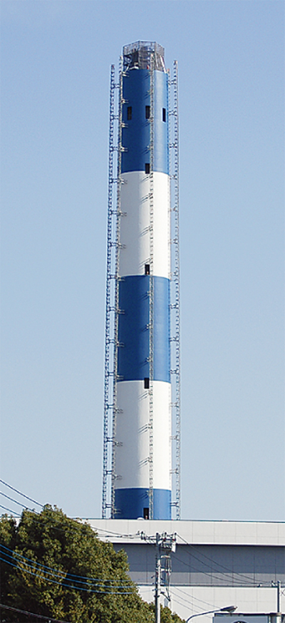 滝野川の白い煙突？が印象的な化学工場の風景～赤羽マガジン写真館～赤羽マガジン