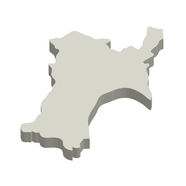 宮城県地図の無料イラストフリー素材 モノクロ・シルエット- イラストストック