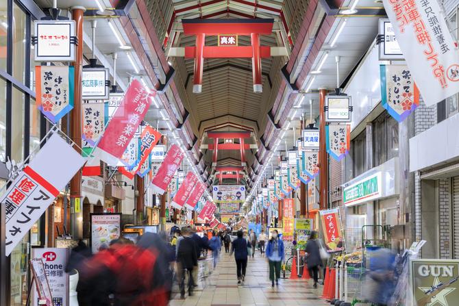 天神祭 御羽車の天神橋筋商店街巡行
