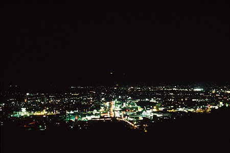 信夫山 烏ヶ崎展望台の夜景福島県福島市-こよなく夜景を愛する人へ