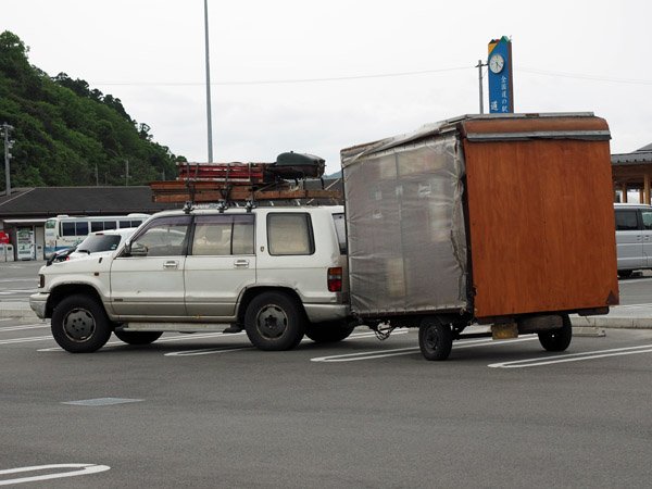 自作の小屋 木造+FRP検索用：トラキャン・シェル・トレーラー・モバイルハウス・キャンピングカー