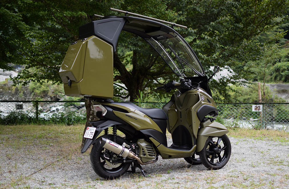 YAMAHA トリシティ155 ルーフ リアボックス付き