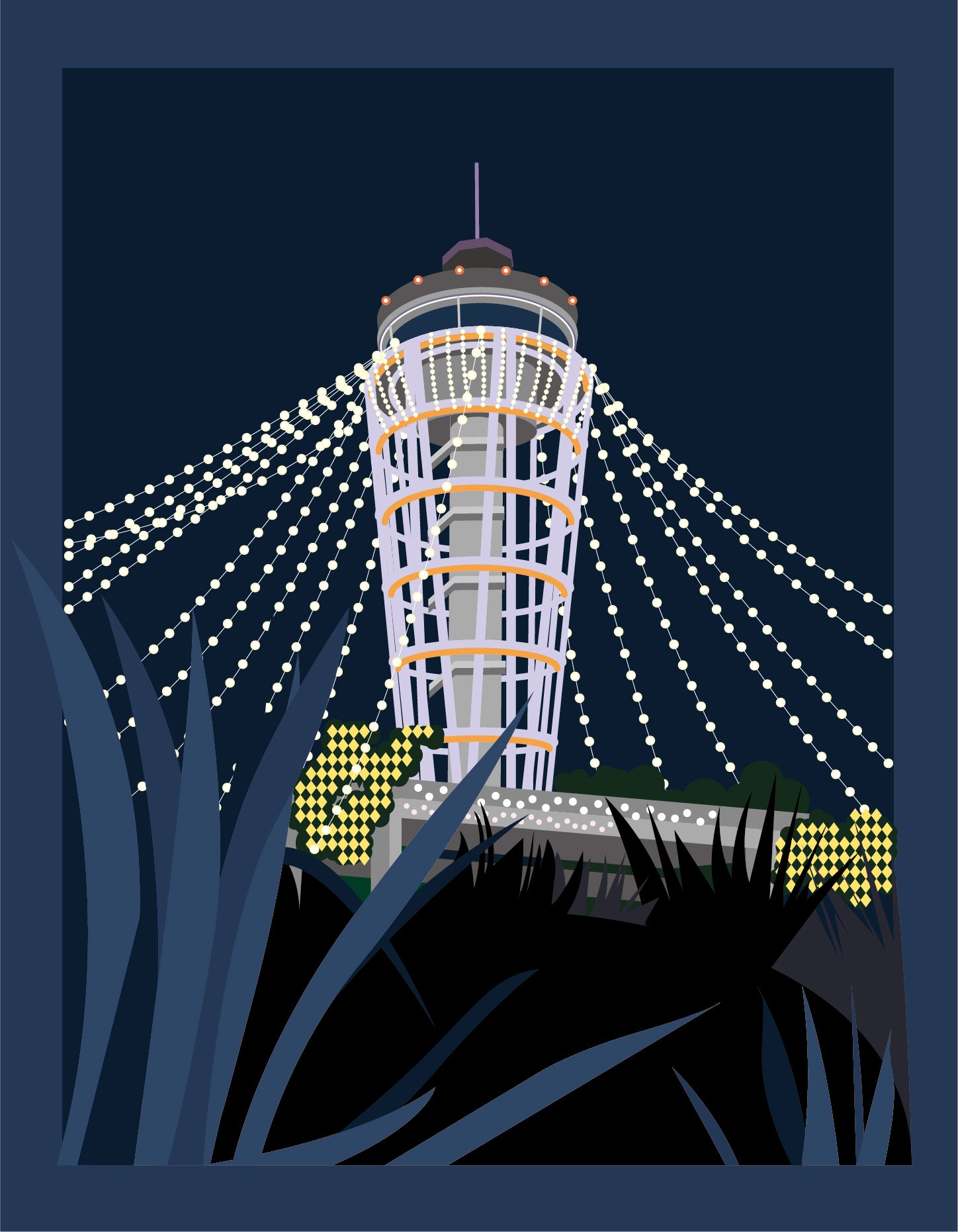 江ノ島のイラストフリー、無料で使えるイラストカット.com