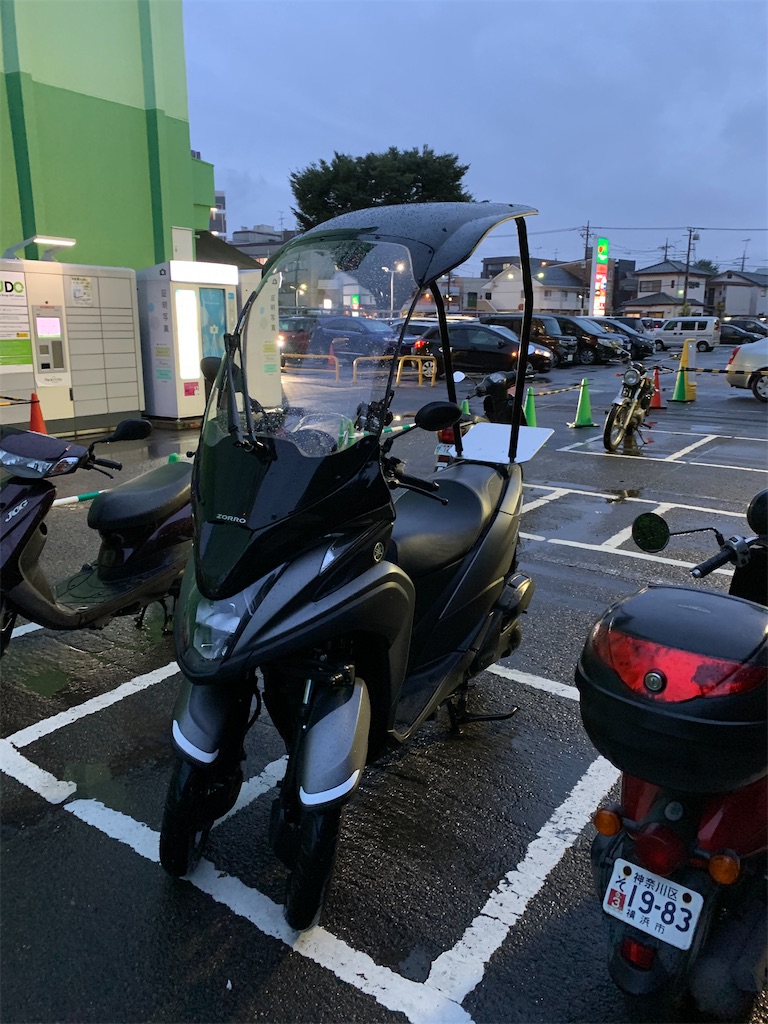 トリシティ125にルーフキットを取付しました ＹＳＰ青森の作業実績 2022 05