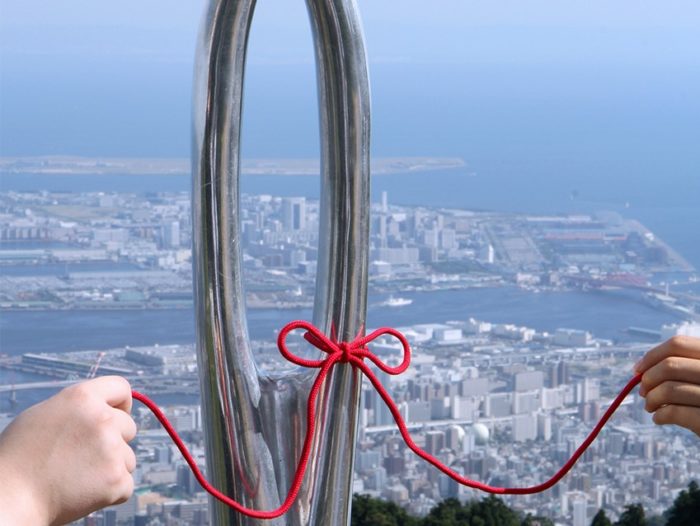 絶景すぎた まやビューライン掬星台からの景色と良縁赤い糸とグルメランチ 針のモニュメントGENIC KOBE