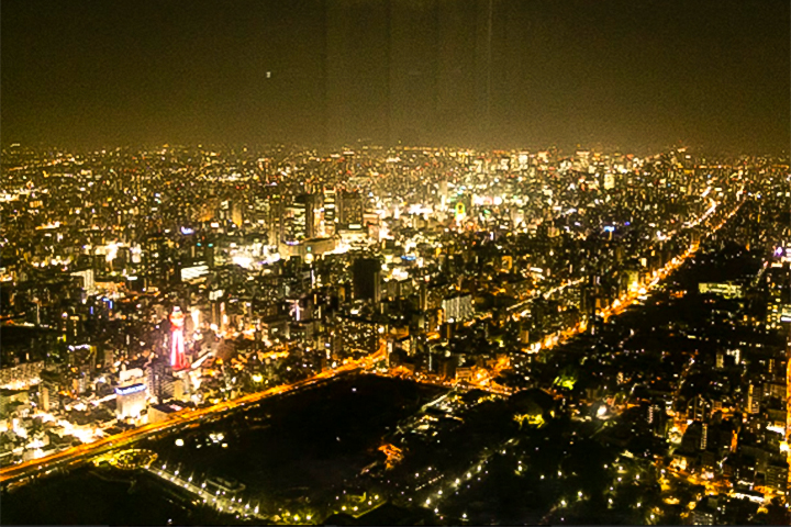 大阪名物が「希望の輝き」で競演 通天閣は「緑」あべのハルカスは「ニッコリ」と Yahoo!ニュース