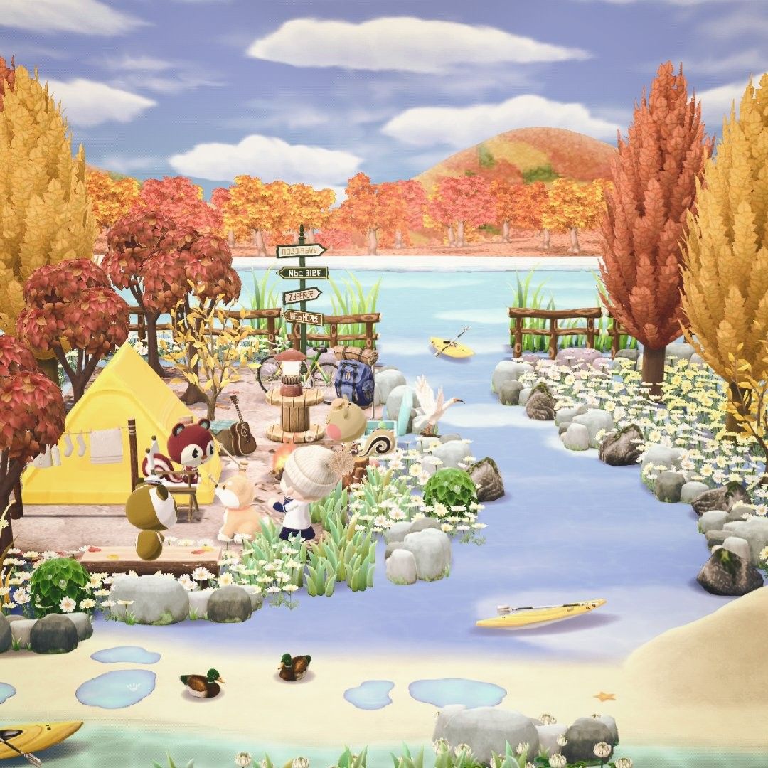 夏の打ち上げ花火 キャンプ場レイアウトポケ森