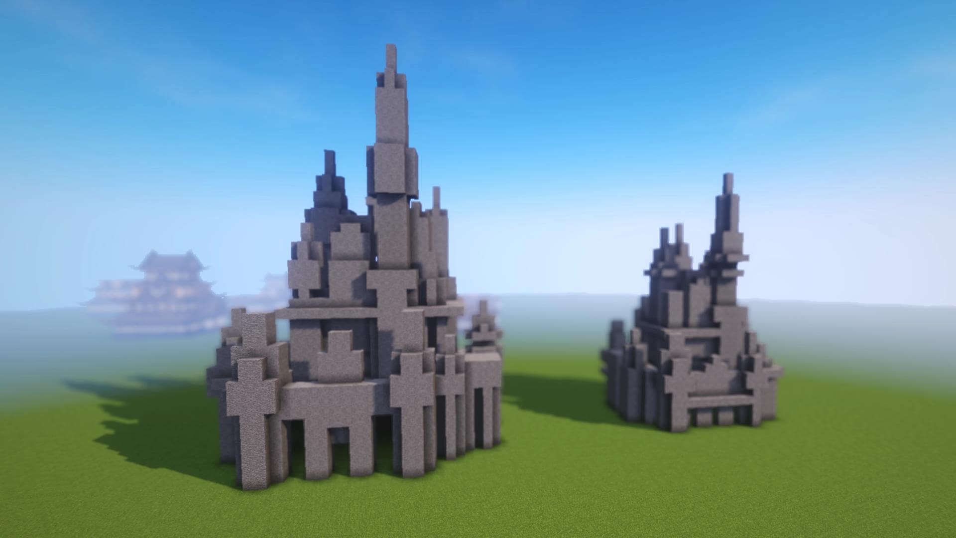 初心者さん向けのお城の作り方 お菓子の街: みゅーずのマイクラ