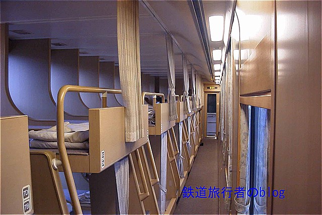 指定席ノビノビ座席の様子サンライズエクスプレス情報