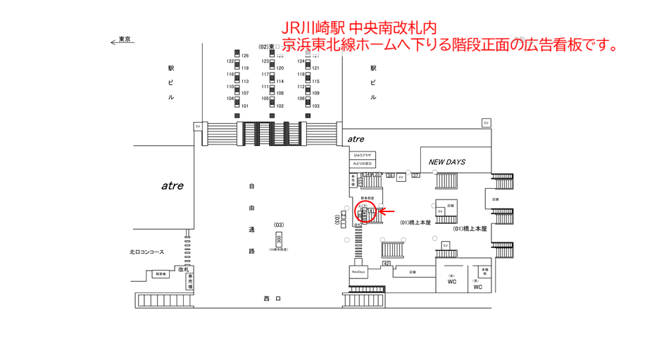 祝 中央北改札が先行開業した、「川崎駅北口自由通路等整備事業」の様子 2017年6月24日撮影 - 再開発調査兵団