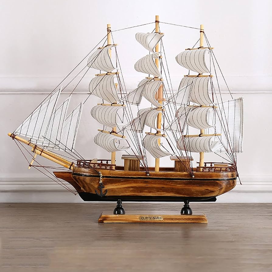 ウッディジョー 帆船 ミニ帆船3