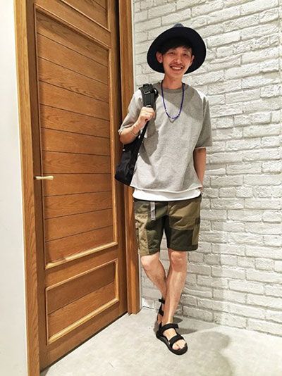 古着で夏のキャンプコーデ キャンプ場でLOOK BOOKやってみた キャンプ服