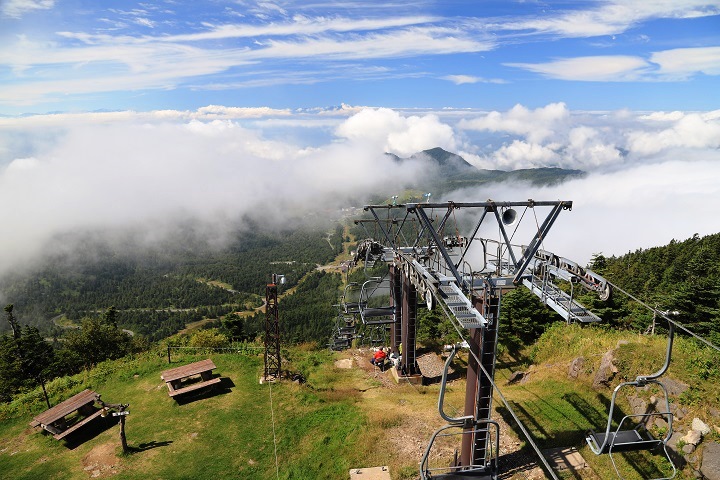 志賀高原 横手山2307満天ビューテラスまさに天空のバルコニー！非日常を体感できるパノラマ絶景をあなたにも