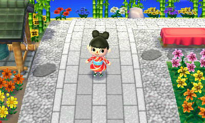 和風な石畳タイルのマイデザイン - いろはにほへ島日誌