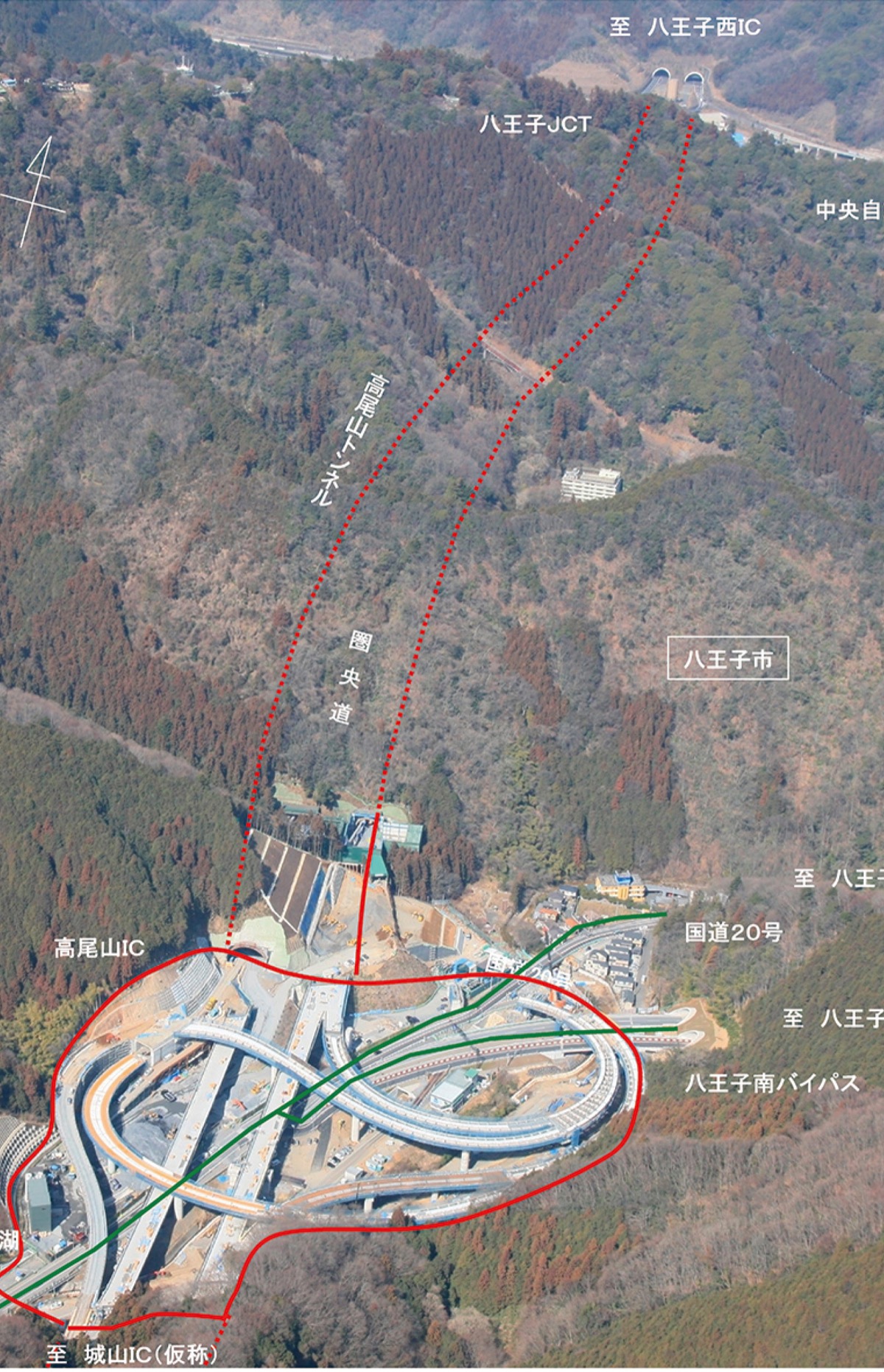 高尾山ＩＣ 八王子市 高速道路IC