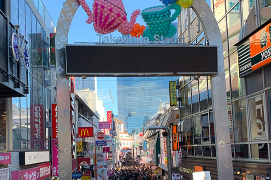 SWEETS PARADISE東京原宿竹下通り観光ガイドマップ TOH TOUR OF