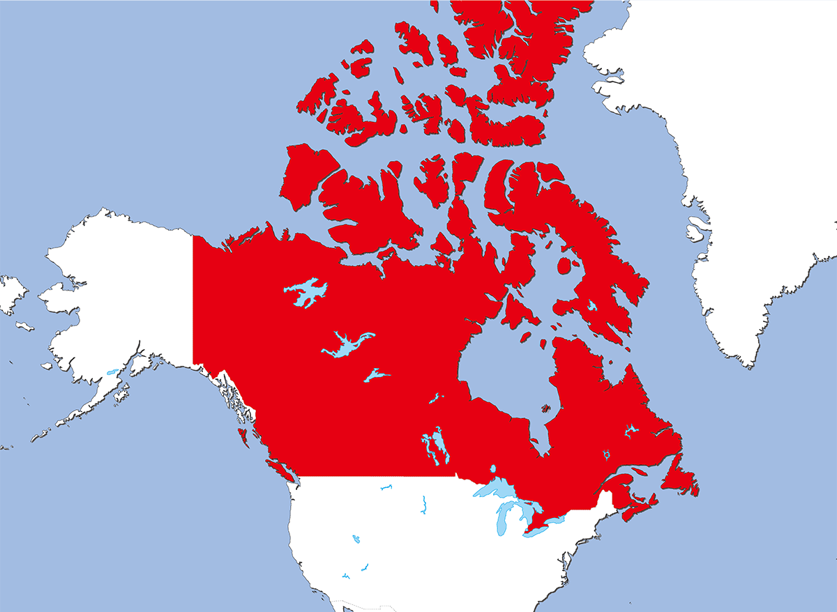 カナダの国旗国旗の世界