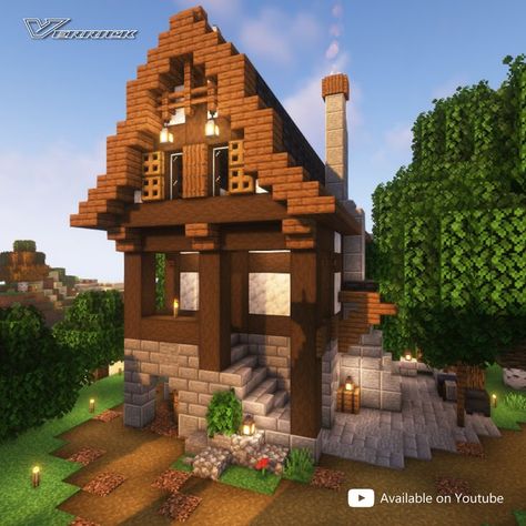 Minecraft Log LodgeSpruce and