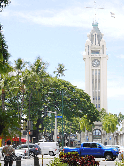 憧れのハワイ航路のホノルル港「アロハタワー」気ままな旅人「ドレドレ日記」 - 楽天ブログ