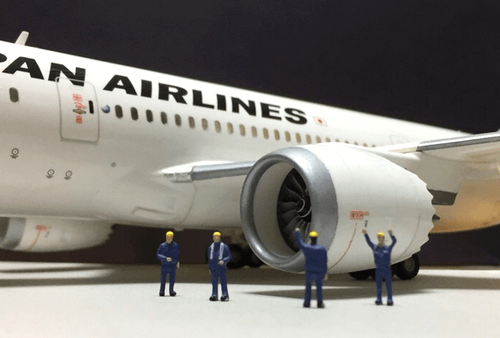 飛行機モデル ダイキャスト 1:400 スケールコレクターモデルホーガン 787-8