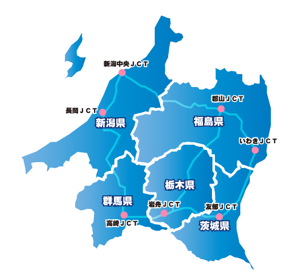 群馬県の地図