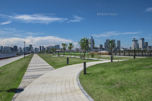 豊洲公園で撮影豊洲空間