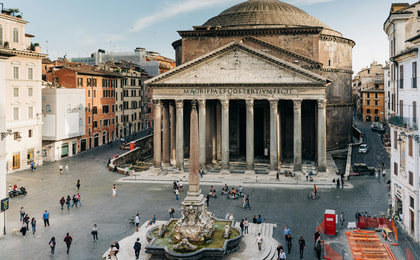 ローマの観光名所⑤ パンテオン神殿はミケランジェロも『天使の設計』と賞賛アーモイタリア