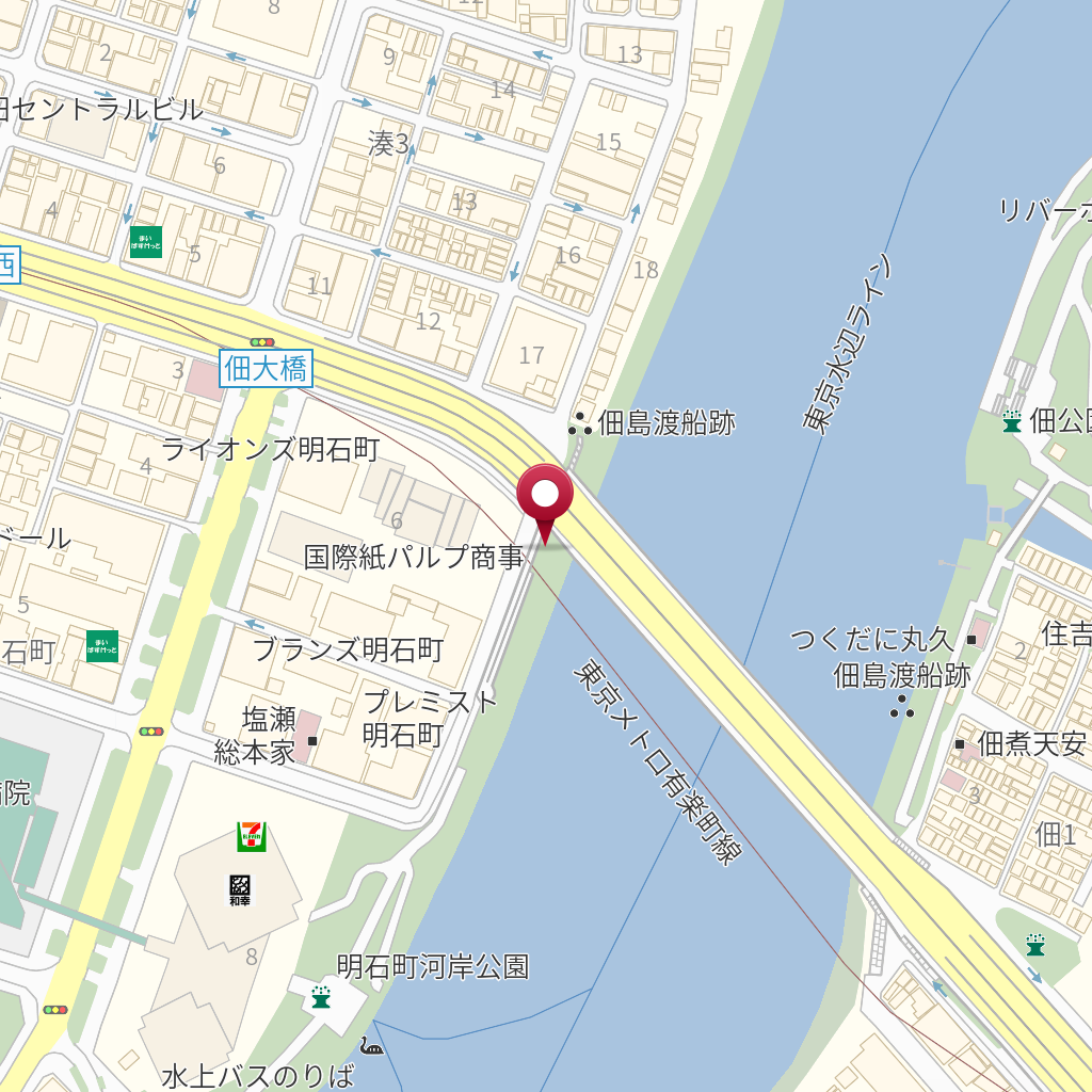 中央区09 佃・湊・月島コース TOKYO Walking