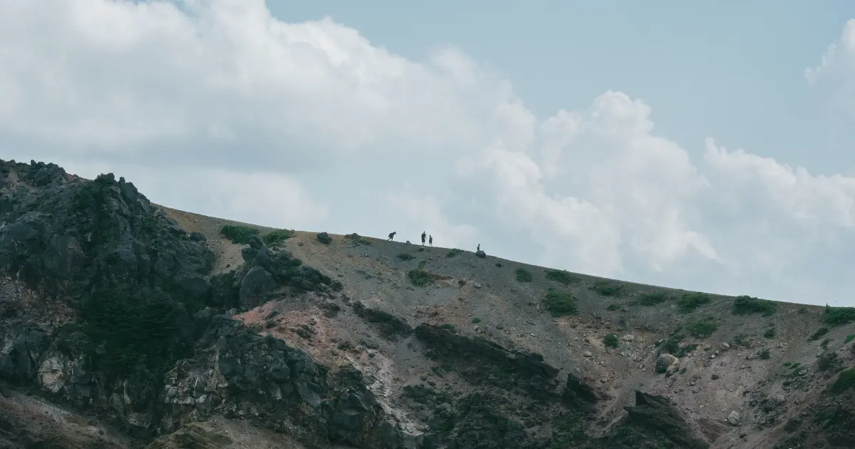大志集落と只見線の美しい景色