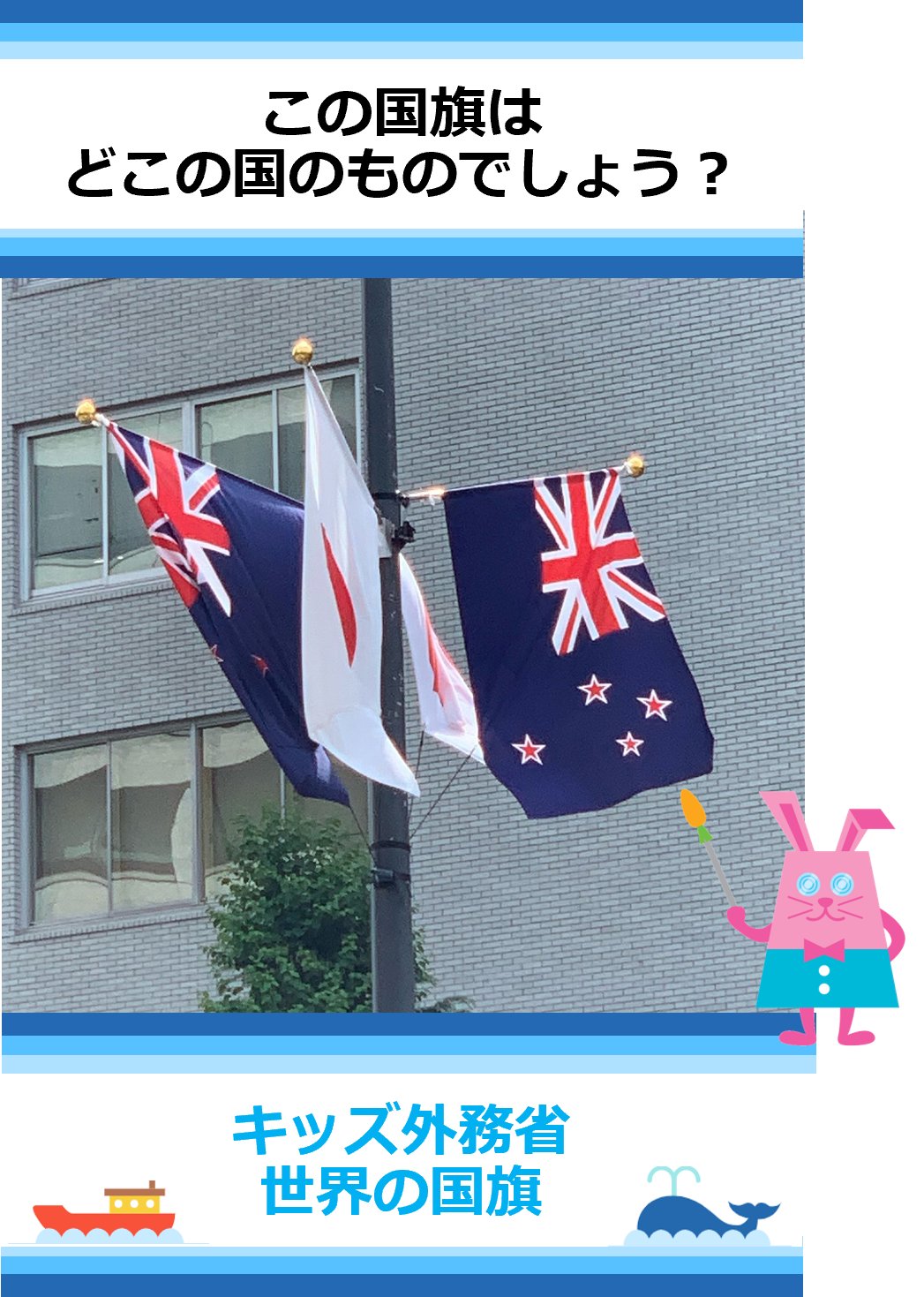 ニュージーランドの国旗の意味。オーストラリアと似てる訳