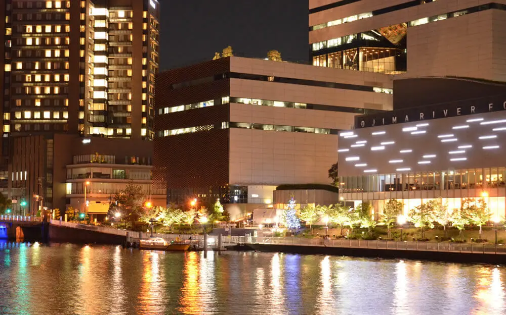 OSAKA光のルネサンス2024 ほたるまち から 市役所へ