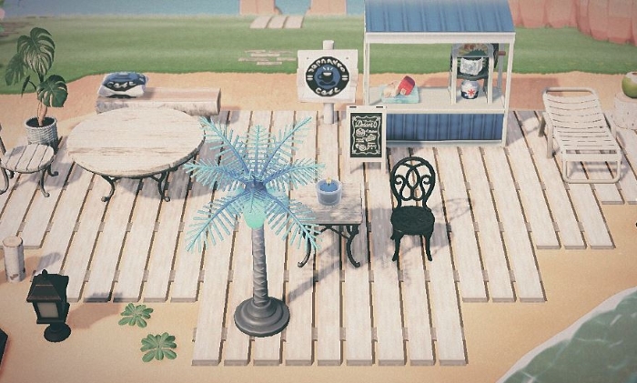 ポケ森 ビーチリゾート近景テクニックをご紹介！海と自然に恵まれたヴィラ風キャンプ場レイアウトポケ森攻略ガイド