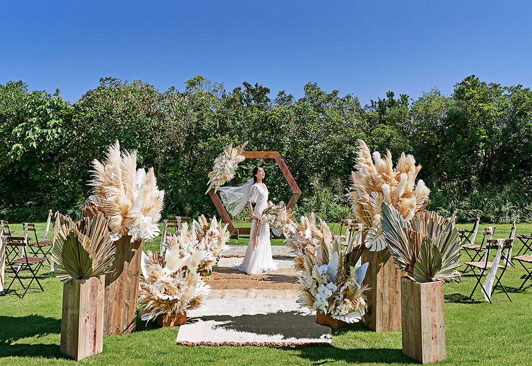 Wedding at Mellow Garden国際結婚・憧れの海外ガーデンウェディングเขยญี่ปุ่นถ่ายพรีเวดดิ้งชุดกิโมโน