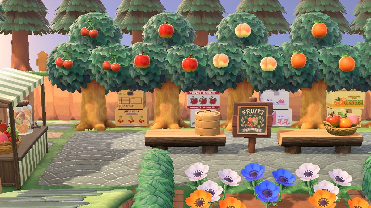 あつ森 2025年版 果樹園の作り方とレイアウト一覧丨看板のマイデザイン あつまれどうぶつの森- アルテマ