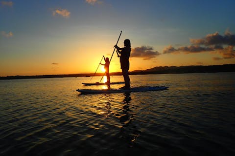 クリアサップツアー石垣島でアクティビティ・ウミガメシュノーケル・サンセットサップならマーレ石垣島