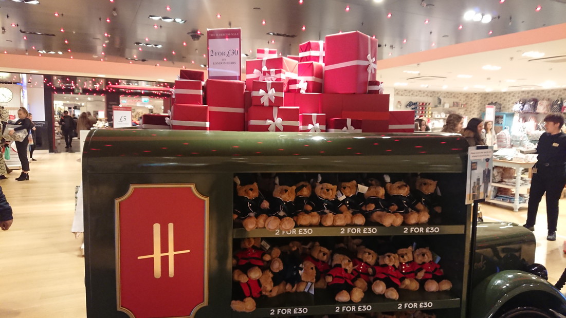 ハロッズのかわいいお土産 みゅうロンドンブログオプショナルツアー・現地ツアーの みゅう