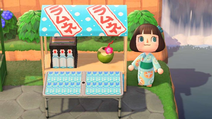 グリーンの屋台Green Stallあつ森マイデザyouのマイデザインnote