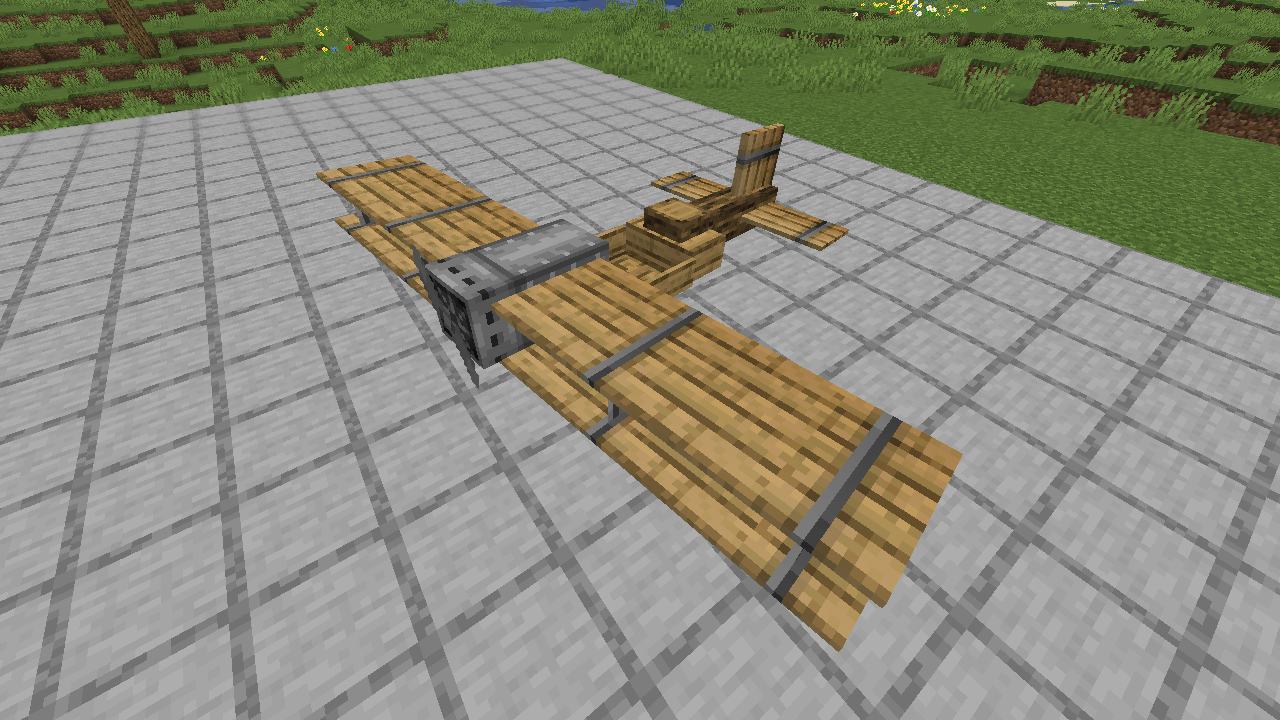 マイクラ 実際に動く！かっこいい飛行機の作り方！ 統合版 BESwitch PE