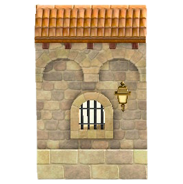 あつ森 ”せいぶのまちなみ”の雑貨屋store front離島ガチャで出会った住民の家をクリエイト