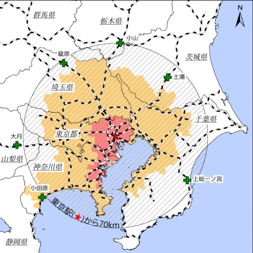 東京圏の平均通勤時間は片道51分 51分でどこまで行ける？暮らしっく不動産