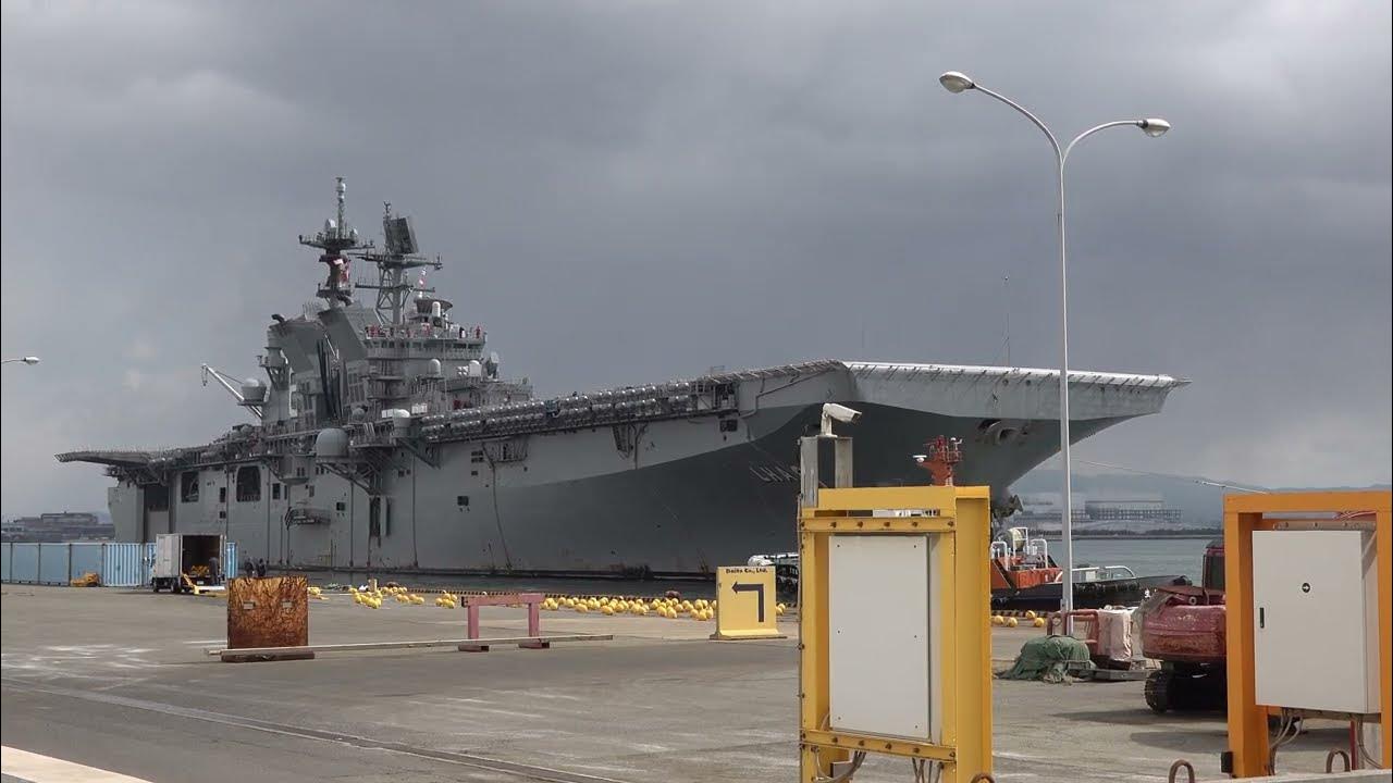 米海軍強襲揚陸艦「アメリカ」が大阪港に寄港