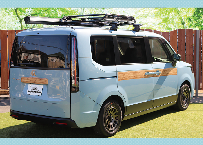 新型「ステップ ワゴン」の車中泊仕様車。ホンダの純正アクセサリー装着でアウトドアカーライフを満喫できる一台車と旅のWEBメディアMobility Storyモビスト