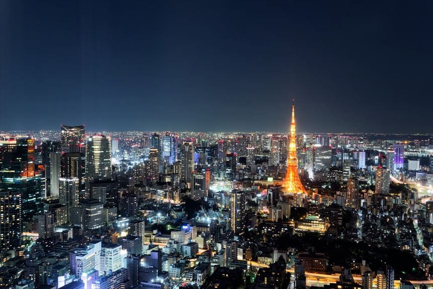庭のホテルブログ: 東京の夜景