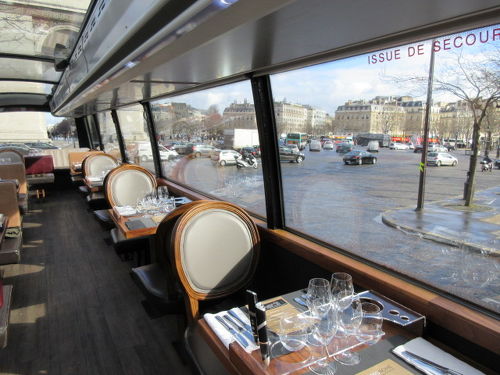 走るレストラン グルメバス バストロノーム・ロンドン Bustronome Londonロンドンレストランオプショナルツアー・現地ツアーの