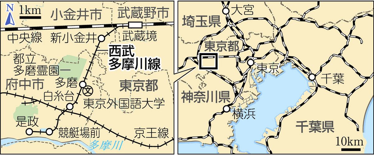 白糸台駅 路線図・路線一覧レイルラボ RailLab