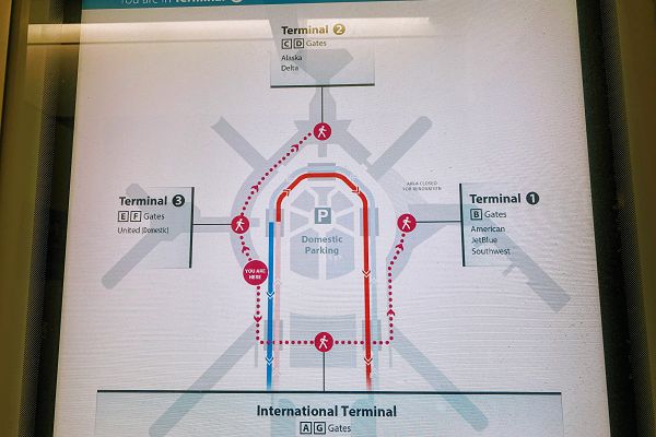 サンフランシスコ国際空港乗り継ぎ 国内線から国際線へ - びばラスベガス