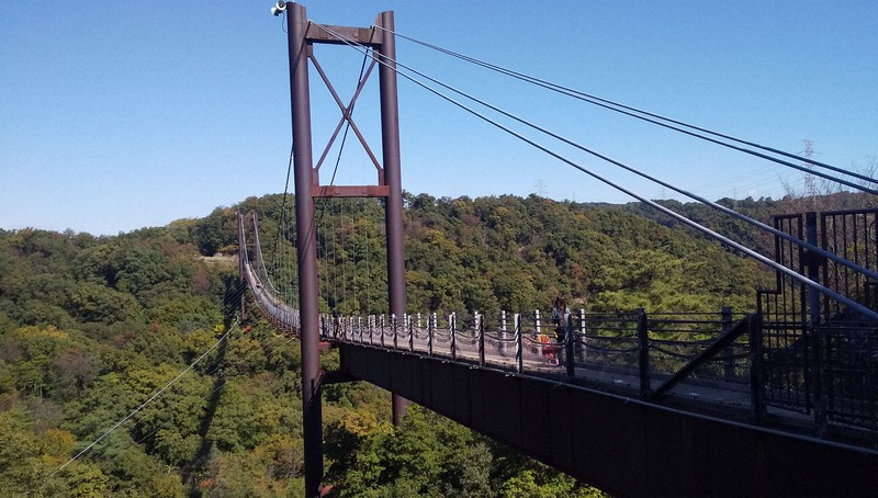 大スケールの吊り橋から、自然の大絶景を臨む 体験Vol.7ええやん！大阪商店街 特設サイト大阪府商店街魅力発見サイト