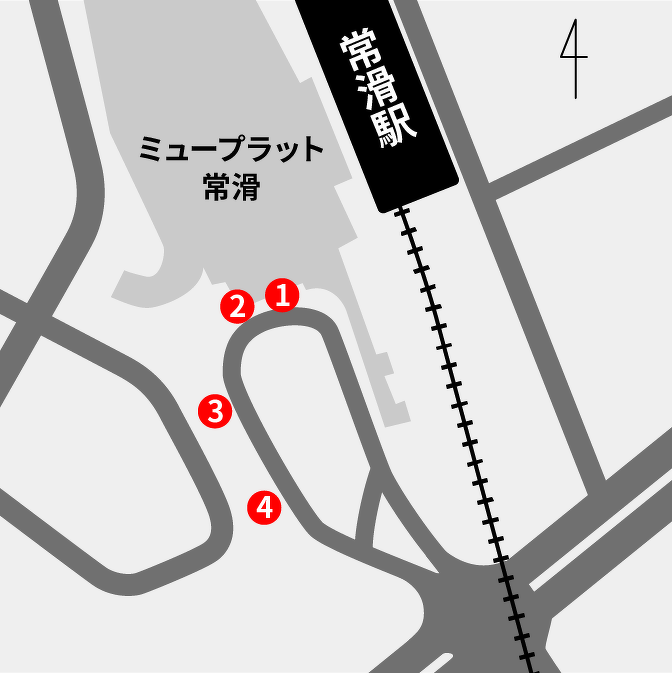 名鉄常滑線新舞子駅 ホームメイト