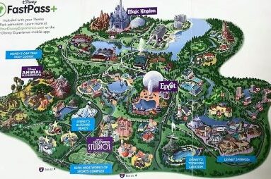 ウォルトディズニースタジオのマップ