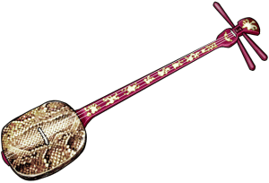 ベトナムの民謡楽器トルンの演奏